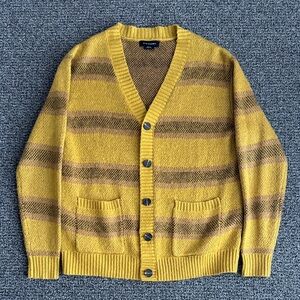 Cotton On Yellow and Brown Striped Cardigan